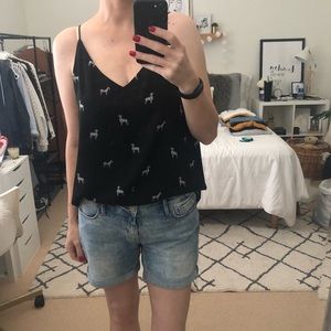 Loft zebra camisole.